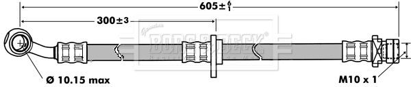 BORG & BECK Тормозной шланг BBH7440